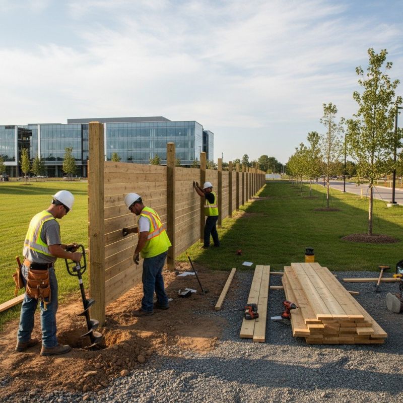 Concrete Fence Construction